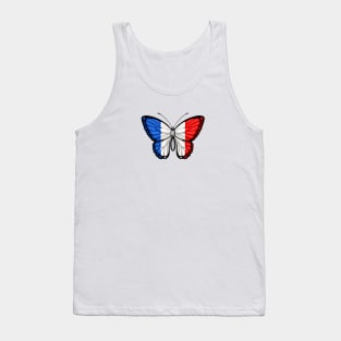 French Flag Butterfly Tank Top